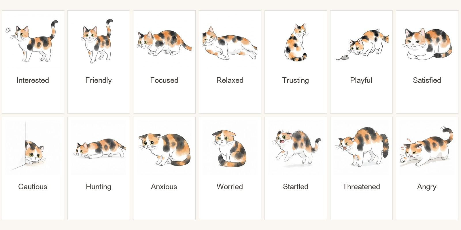 Cat Body Language Guide: How to Read Tail, Ear & Posture Signals