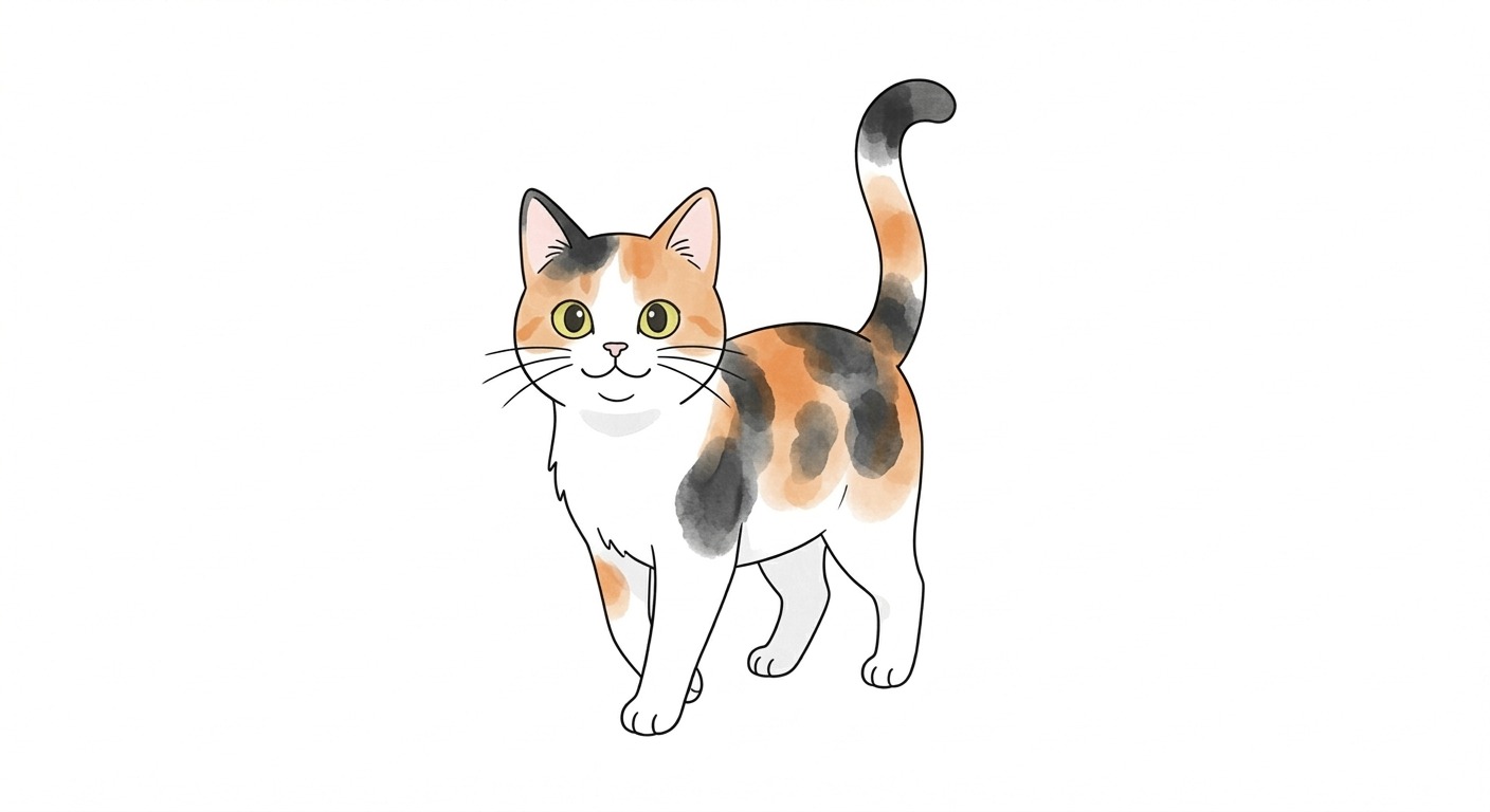 Friendly cat body language